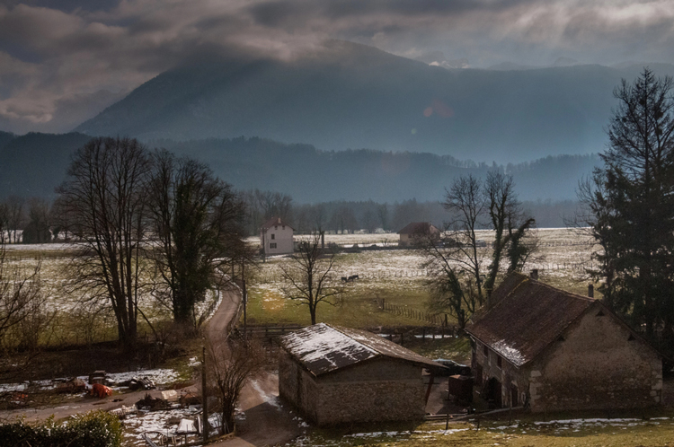 Annecy in de sneeuw