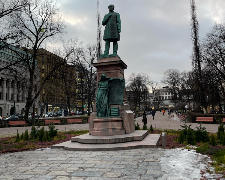 Helsinki in de sneeuw