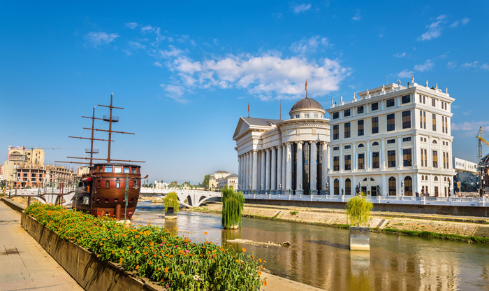 Skopje met tieners